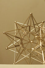 Load image into Gallery viewer, Gold Metal Decorative Spherical Star
