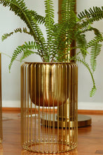 Load image into Gallery viewer, Gold Mini Planters- 2 Set
