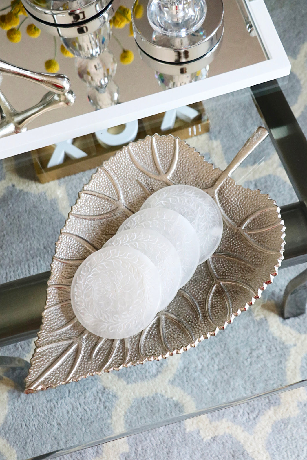 Silver Leaf Tray