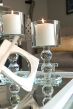 Load image into Gallery viewer, Set of 2 Crystal Hurricane Candle holder
